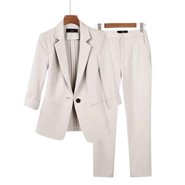 Women's Formal Set - Blazer + Tailored Trousers