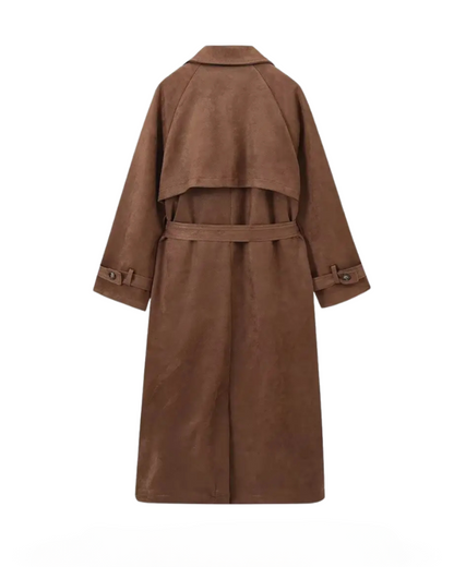 Women's Banbury Suede Trench Coat