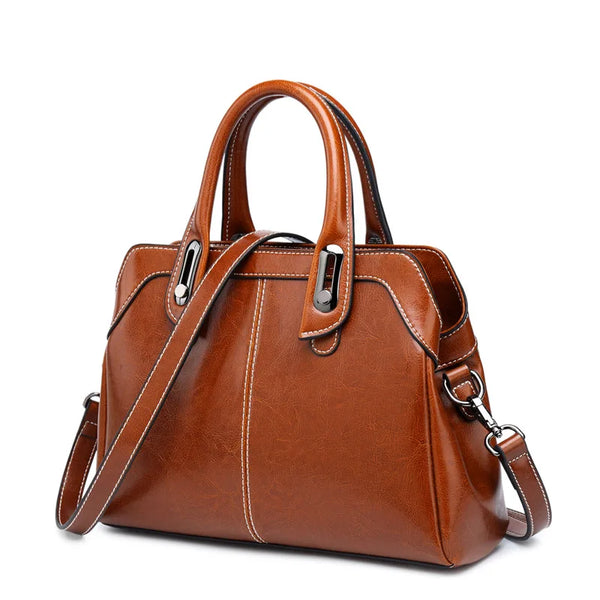 Women's Leather Bag - Genuine Ane