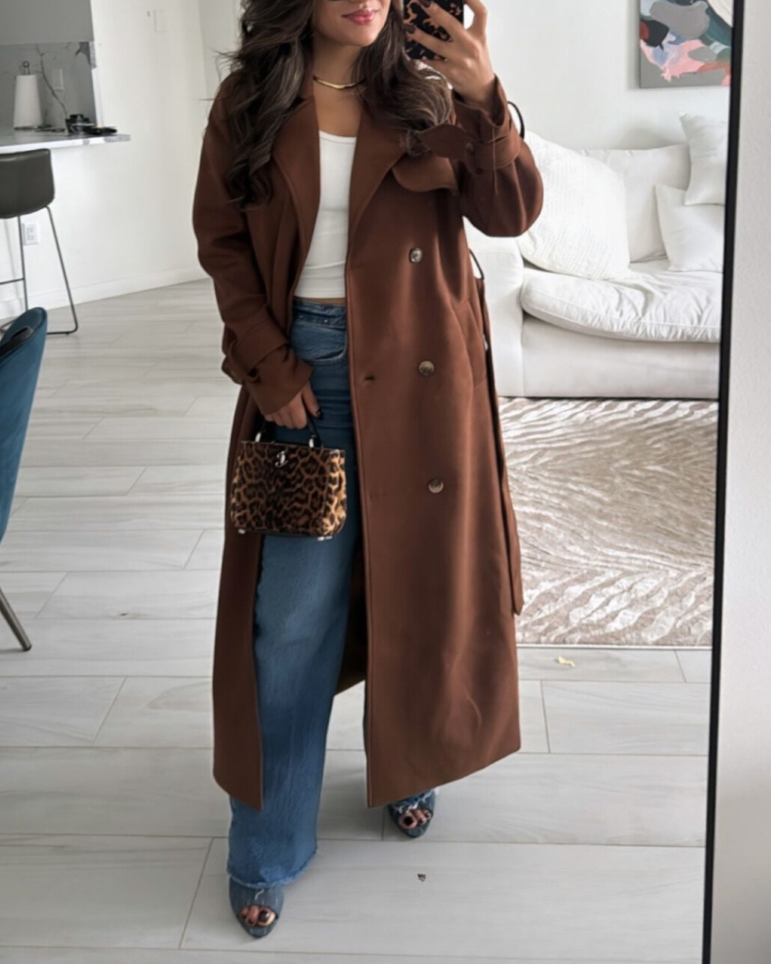 Women's Banbury Suede Trench Coat